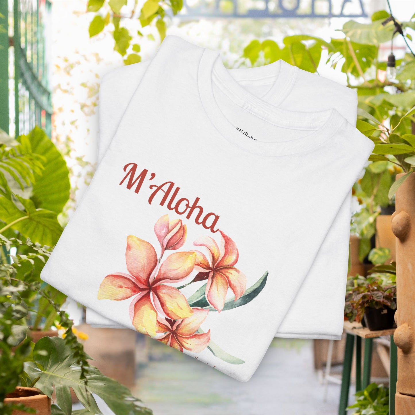 M'Aloha Flowers Woman T-Shirt