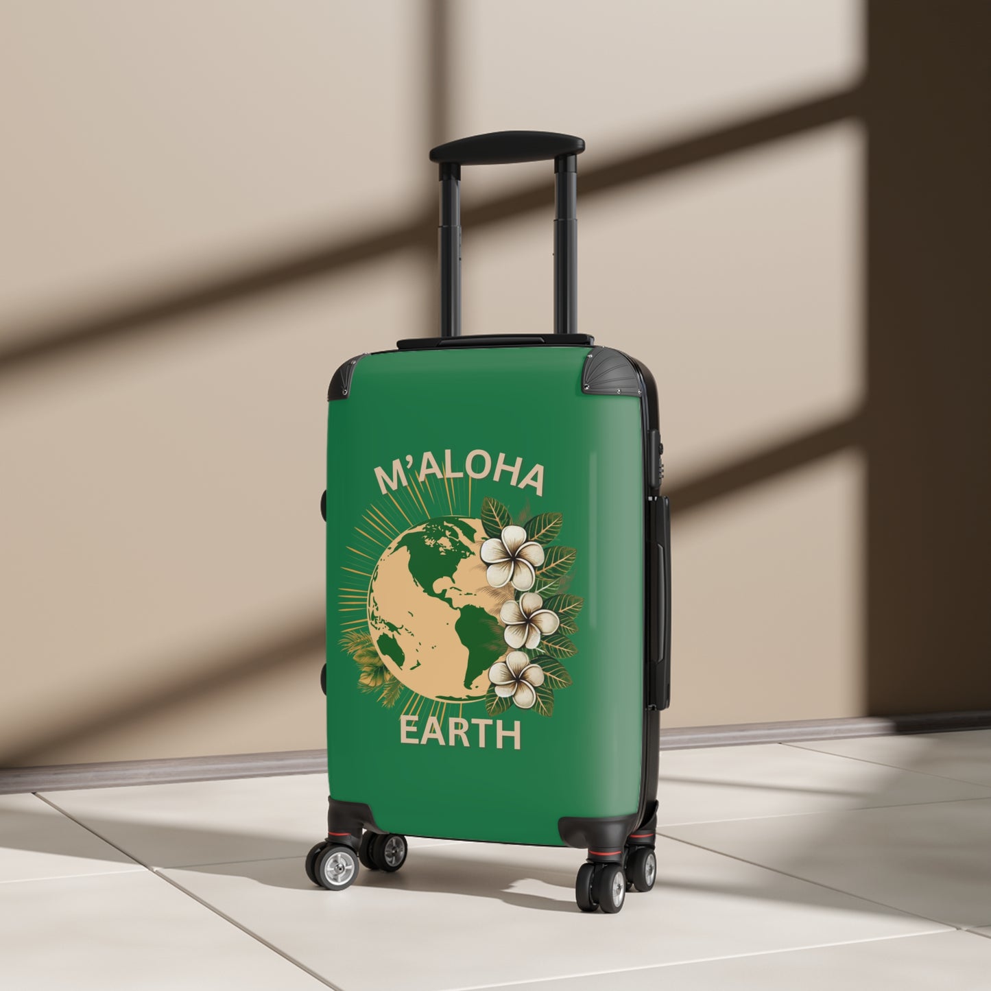 M'Aloha Earth green Suitcase