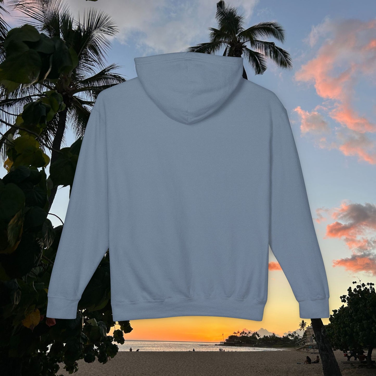 M'Aloha pink Earth Lightweight Hooded Sweatshirt