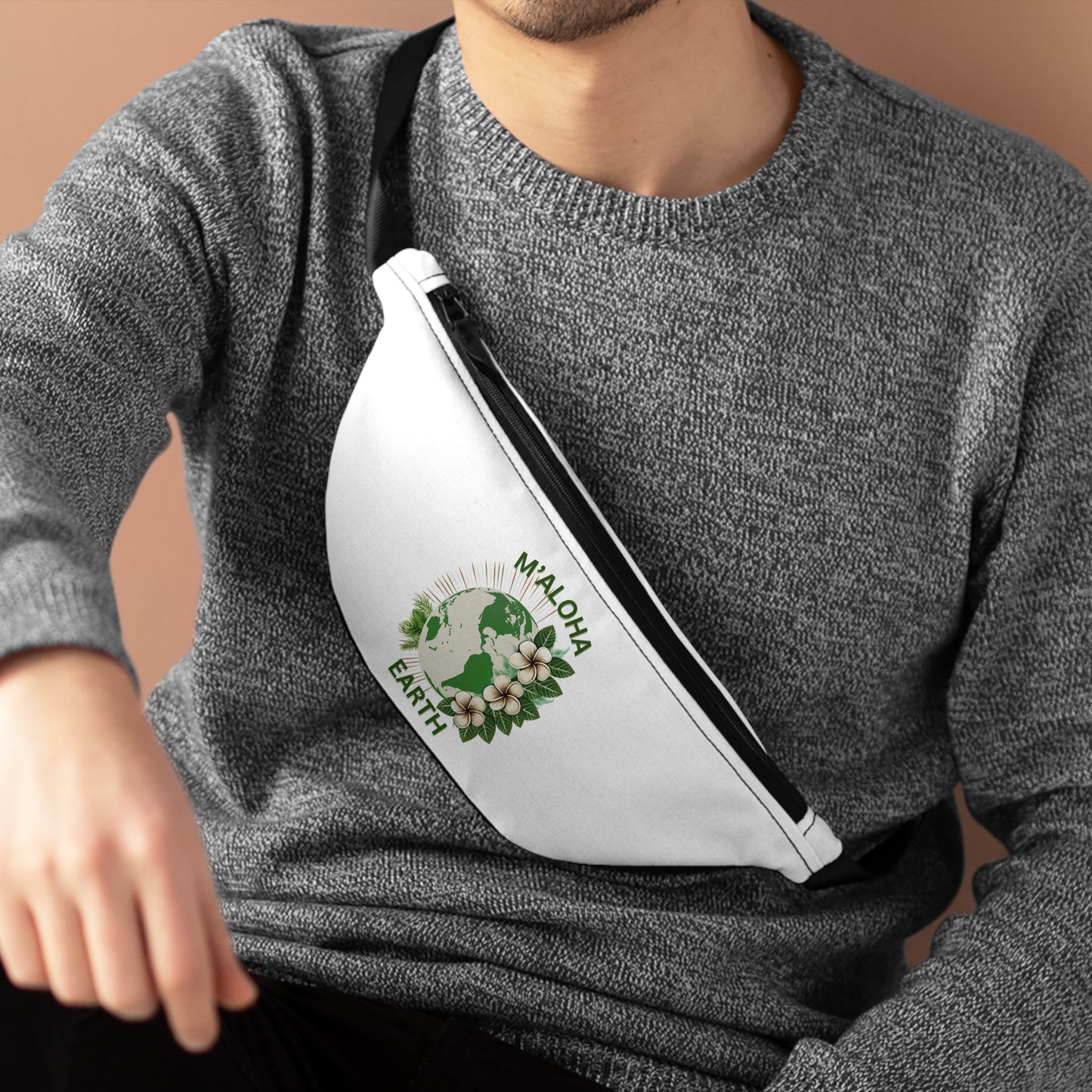 M'Aloha Earth - White Fanny Pack