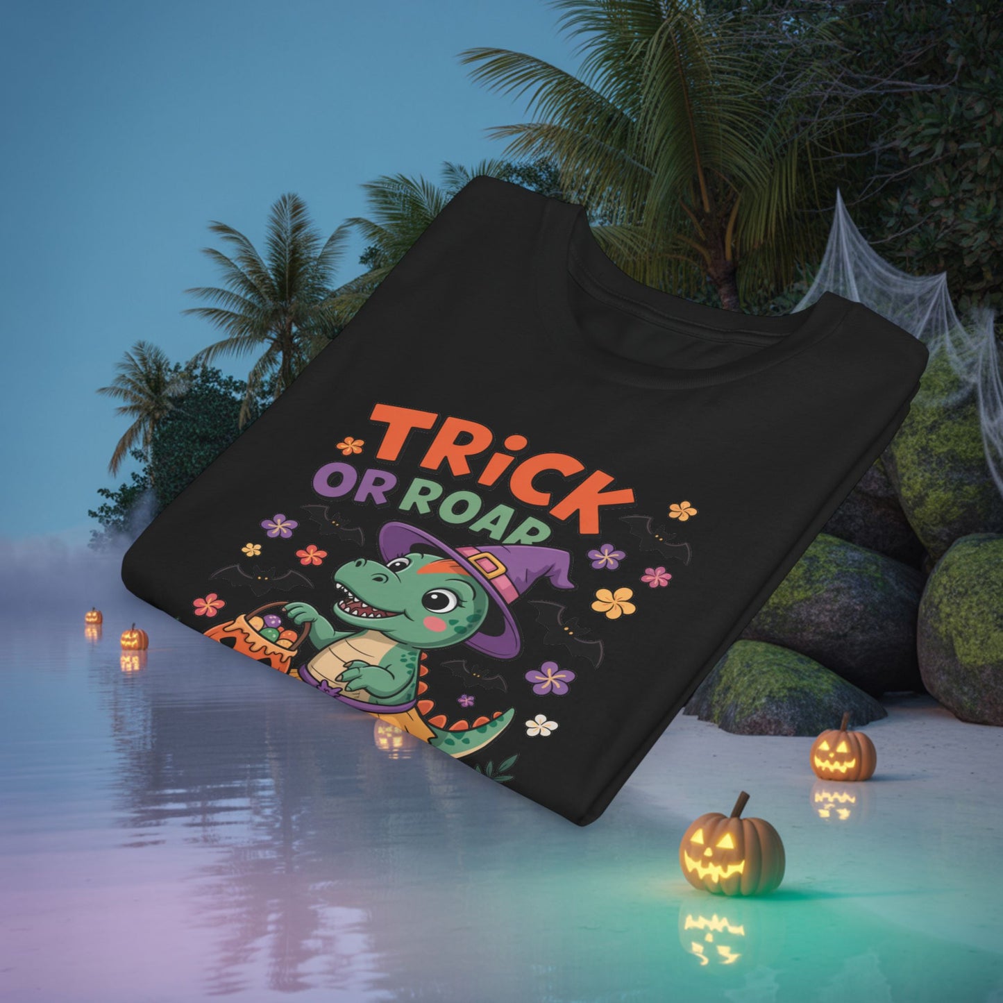 Trick or Roar Kids Tee