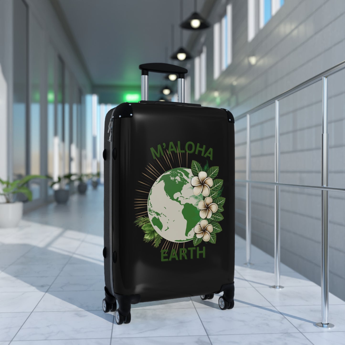 M'Aloha Earth black Suitcase