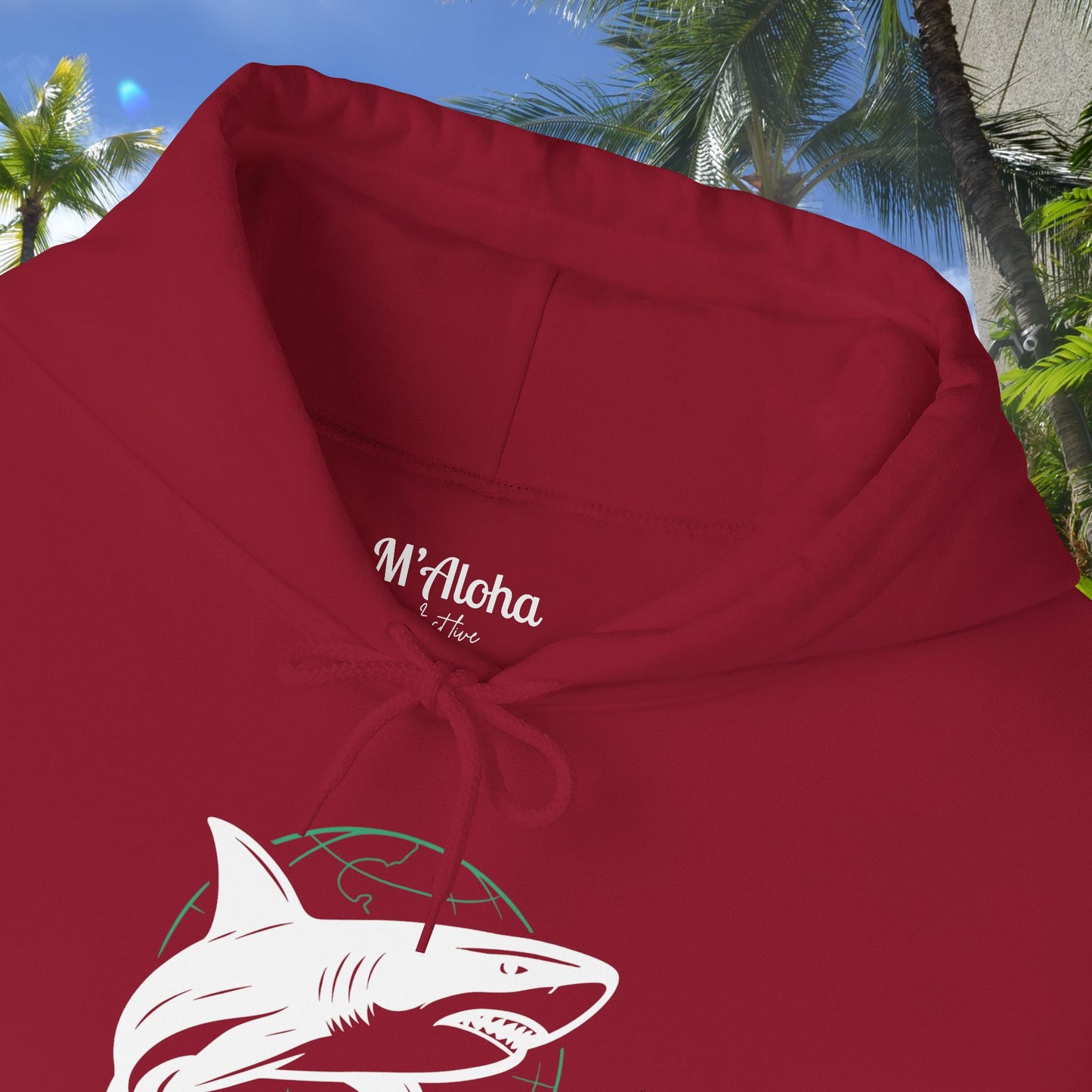 M'Aloha Earth - Shark Men's Hoodie