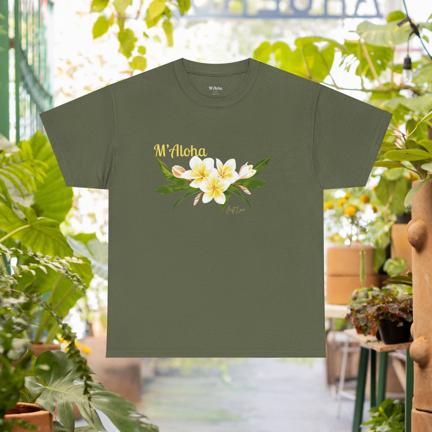 M'Aloha Flowers Woman T-Shirt