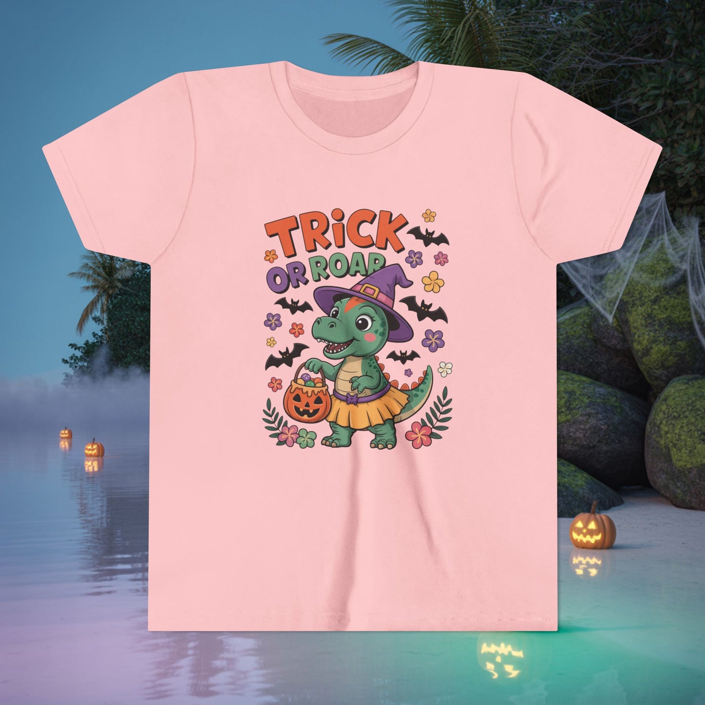 Trick or Roar Kids Tee
