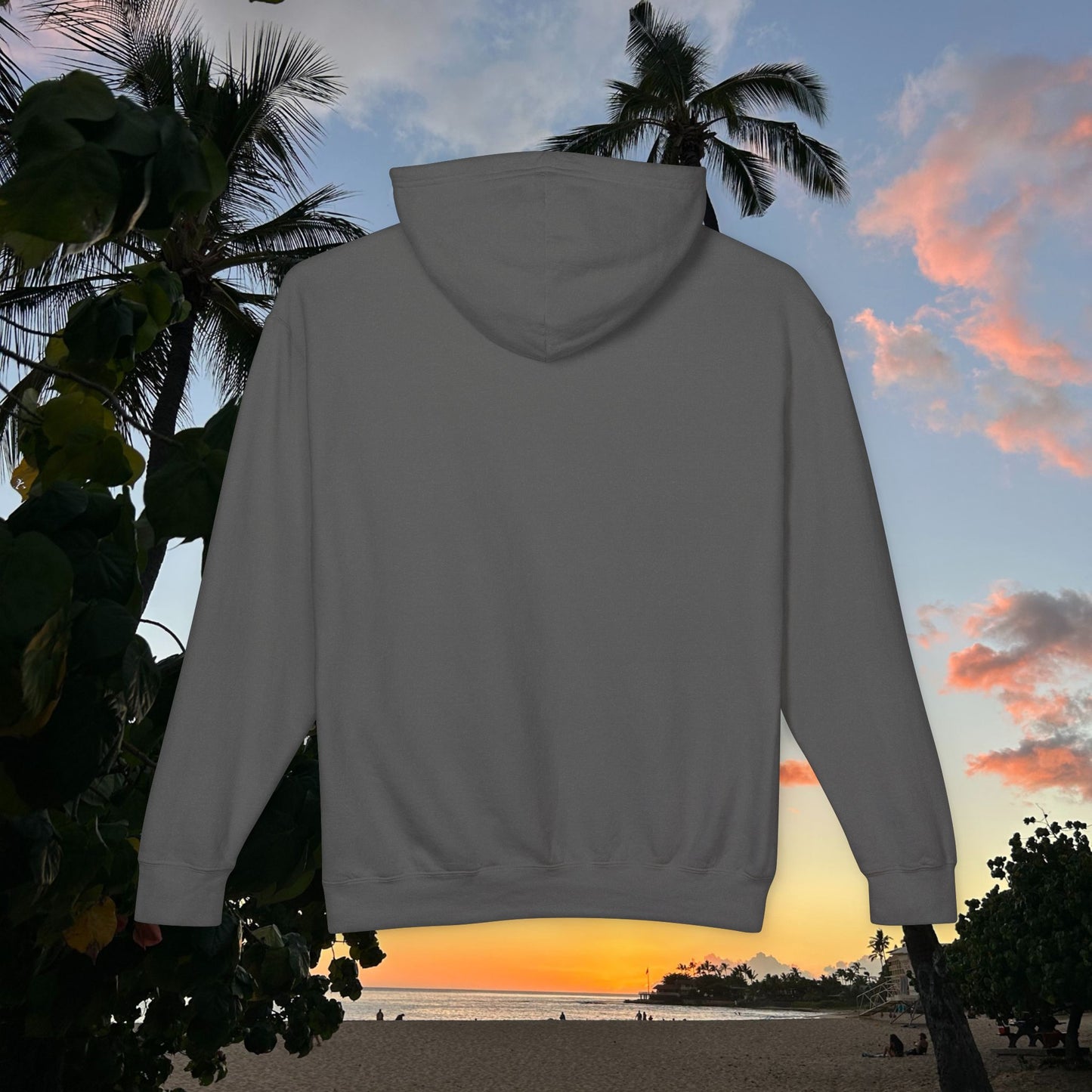 M'Aloha pink Earth Lightweight Hooded Sweatshirt