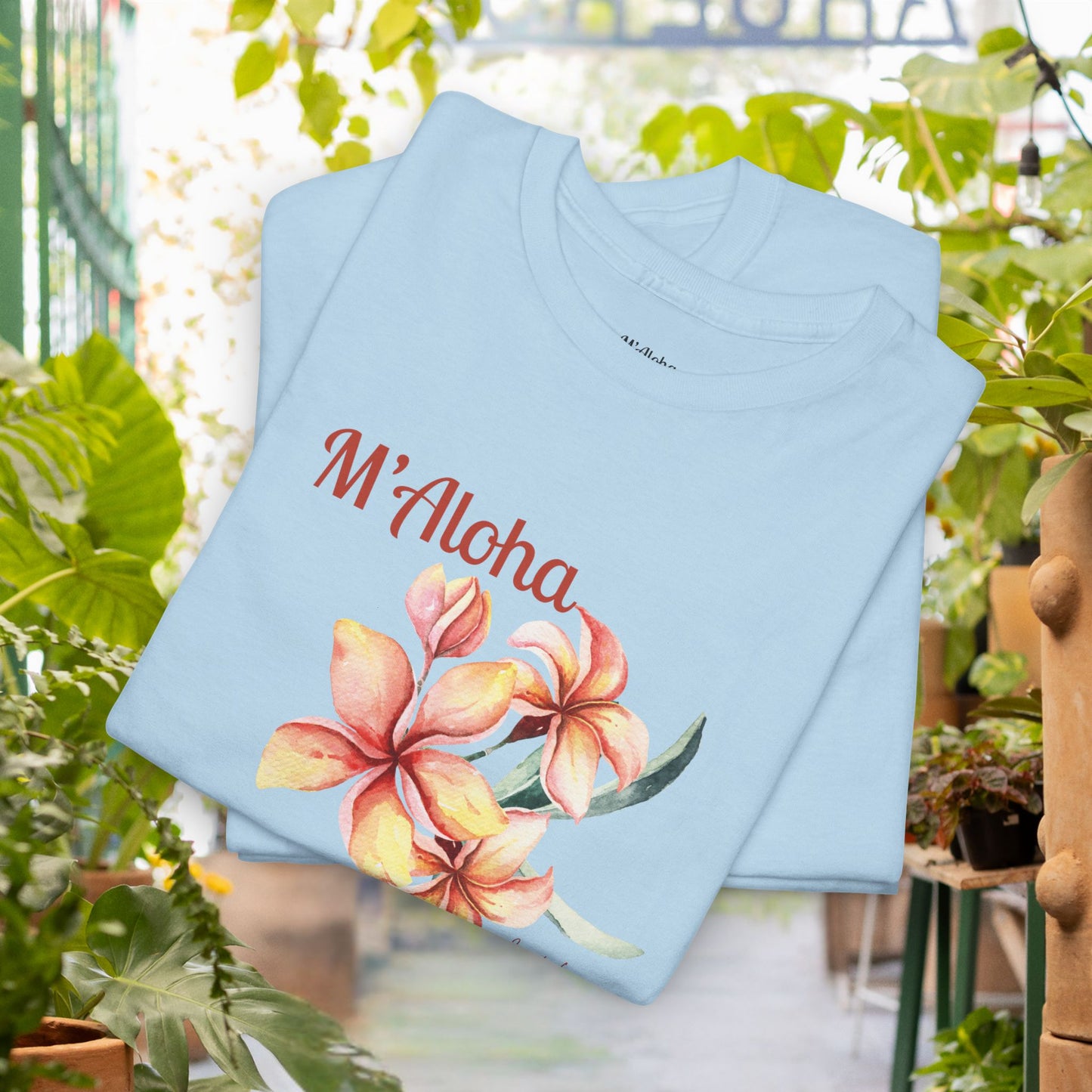 M'Aloha Flowers Woman T-Shirt