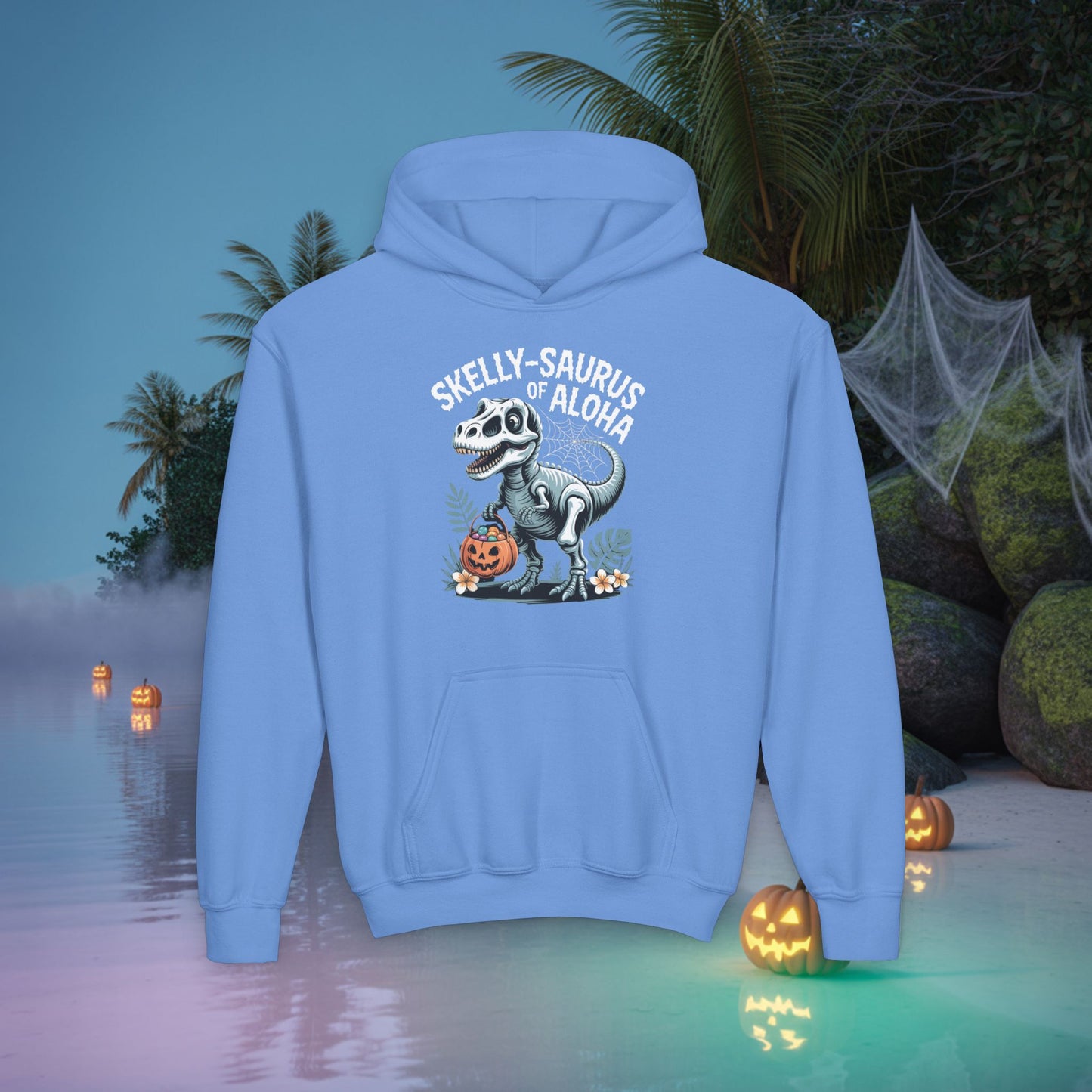 Skelly-Saurus of Aloha Kid Hoodie