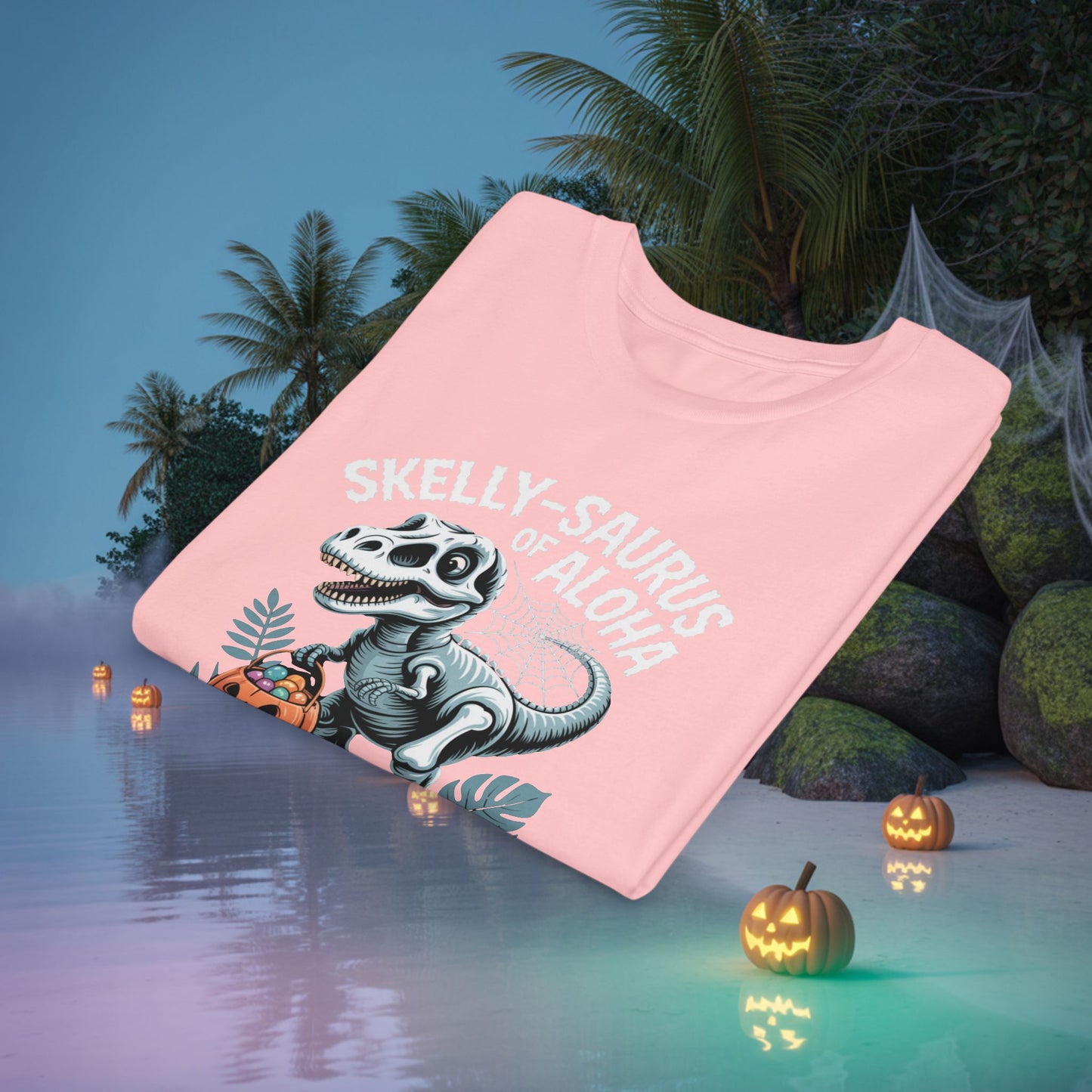 Skelly-Saurus of Aloha Kids Tee