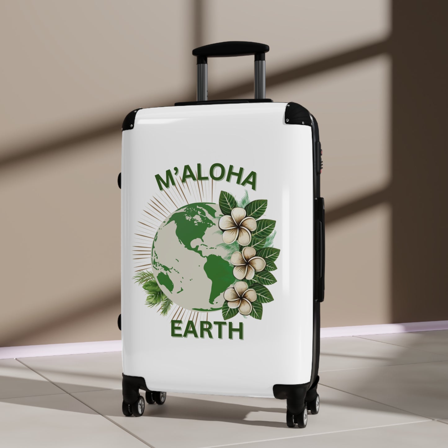 M'Aloha Earth white Suitcase