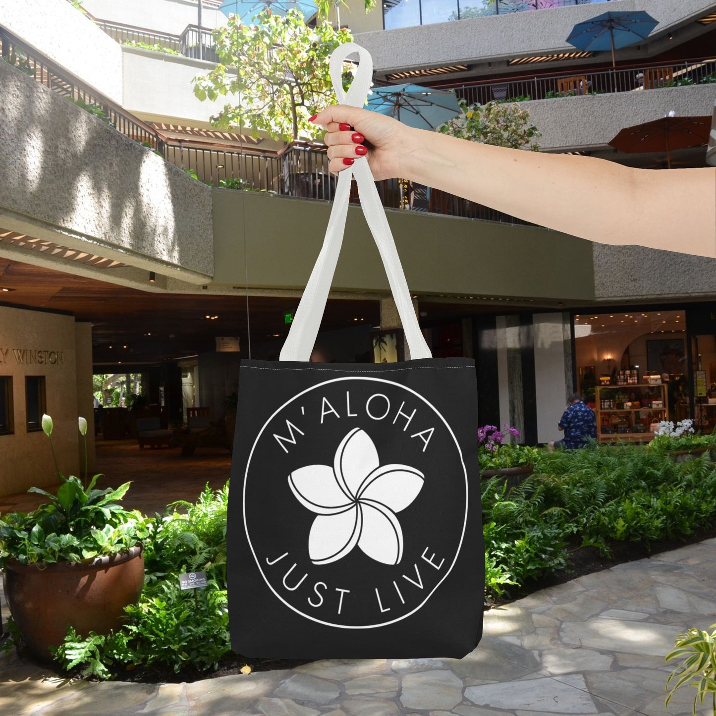 M'Aloha black Eco Bag