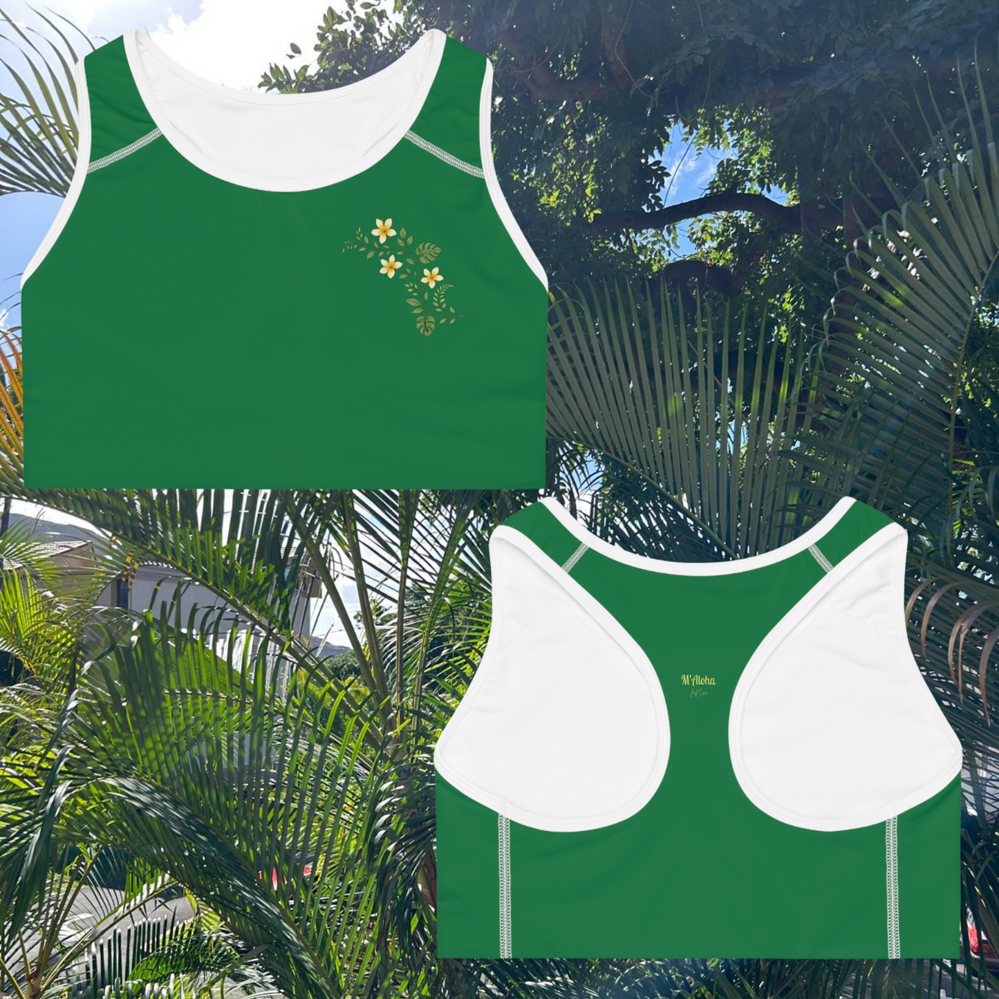 Emerald comfortable Sports Bra