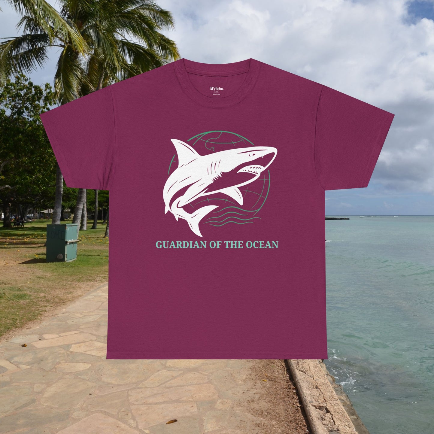 M'Aloha Earth - Shark Men's T-Shirt