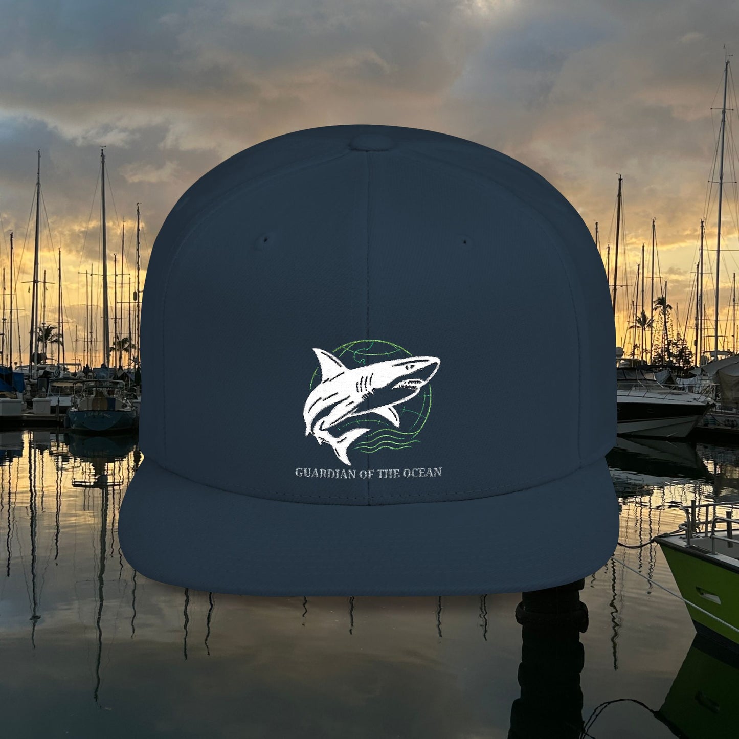 White Shark M'Aloha Snapback Cap