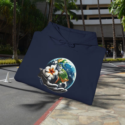 M'Aloha Earth - The World in your Hand Hoodie