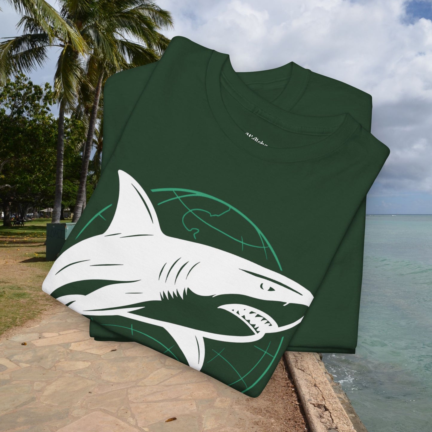 M'Aloha Earth - Shark Men's T-Shirt