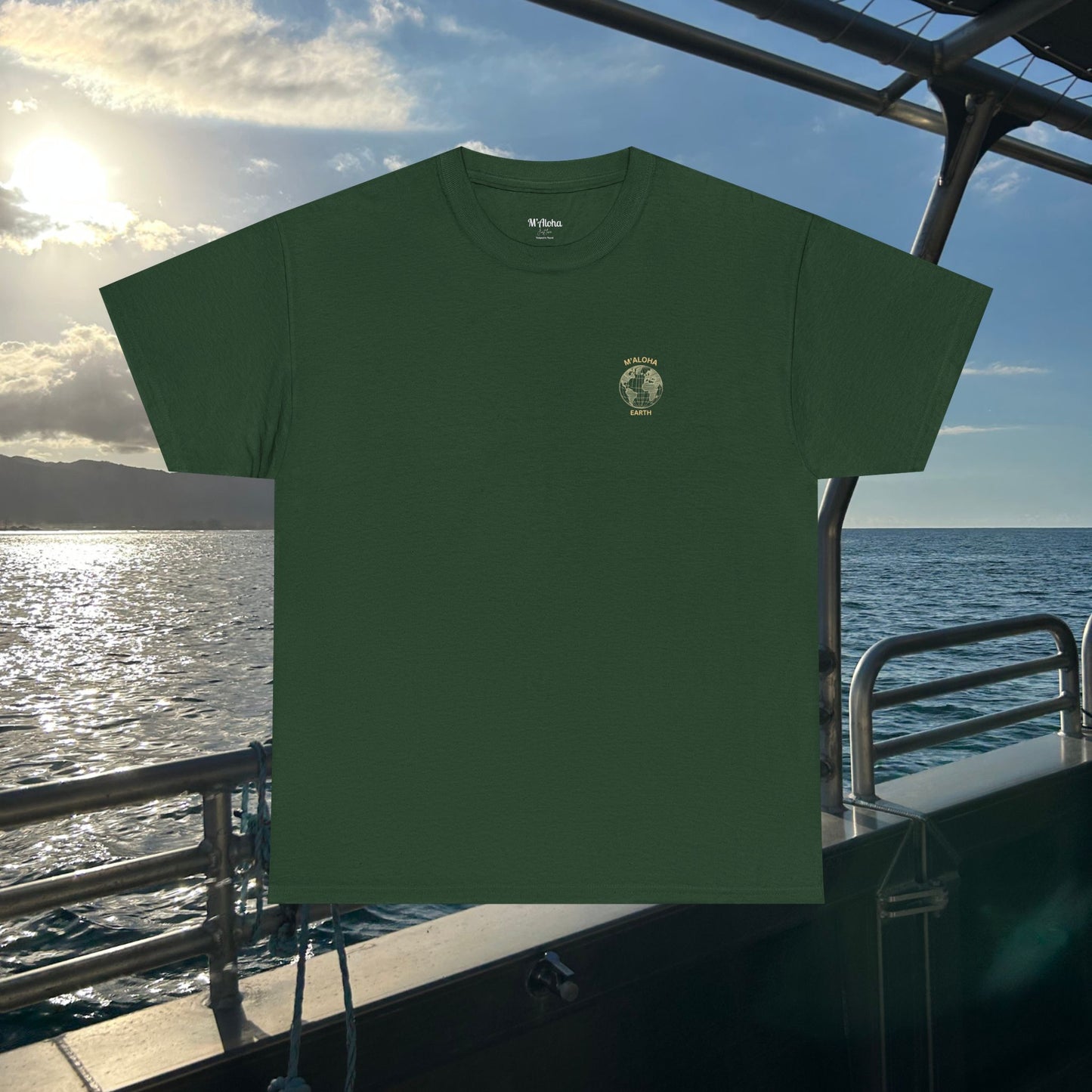 M'Aloha Earth - Compass Men's T-Shirt