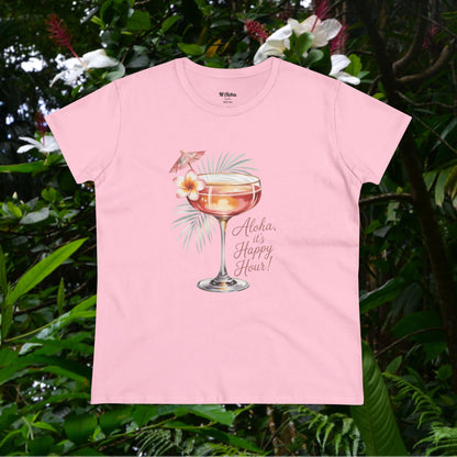 Aloha it's Happy Hour Women's Tee