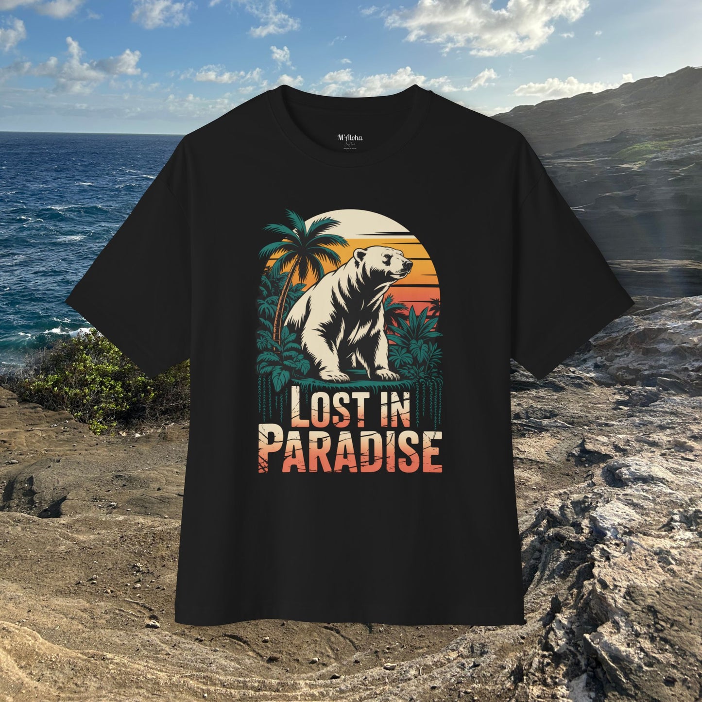 Lost in Paradise Unisex Oversized Tee