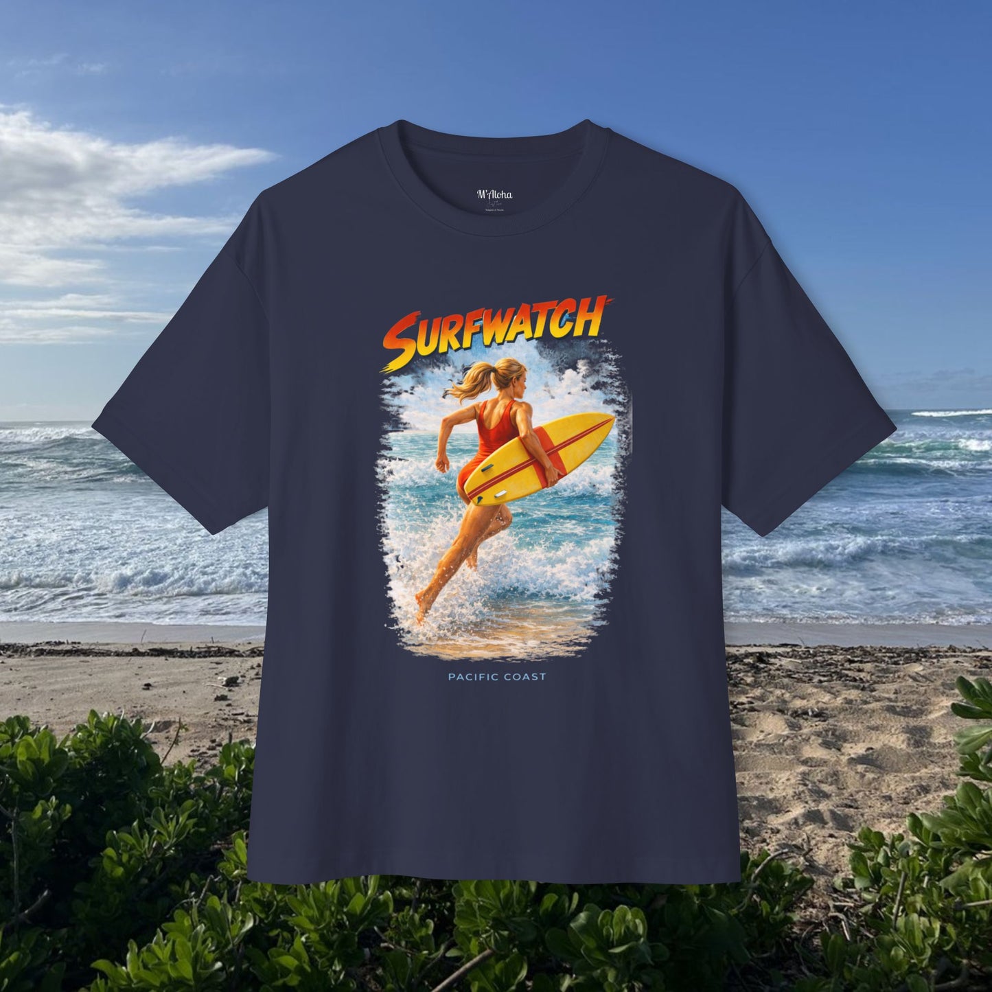 Surfwatch Costline -  Unisex Oversize Tee