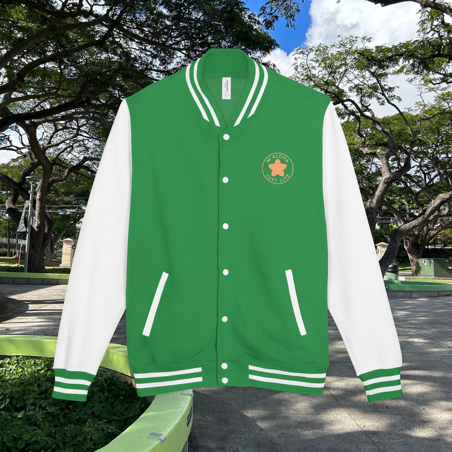 M'Aloha Surfer Letterman Jacket