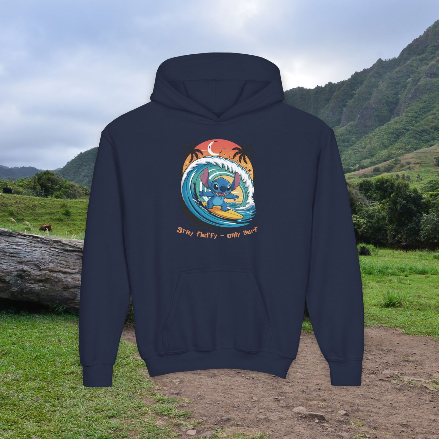 Stay fluffy - only surf - Kids Relax Hoodie