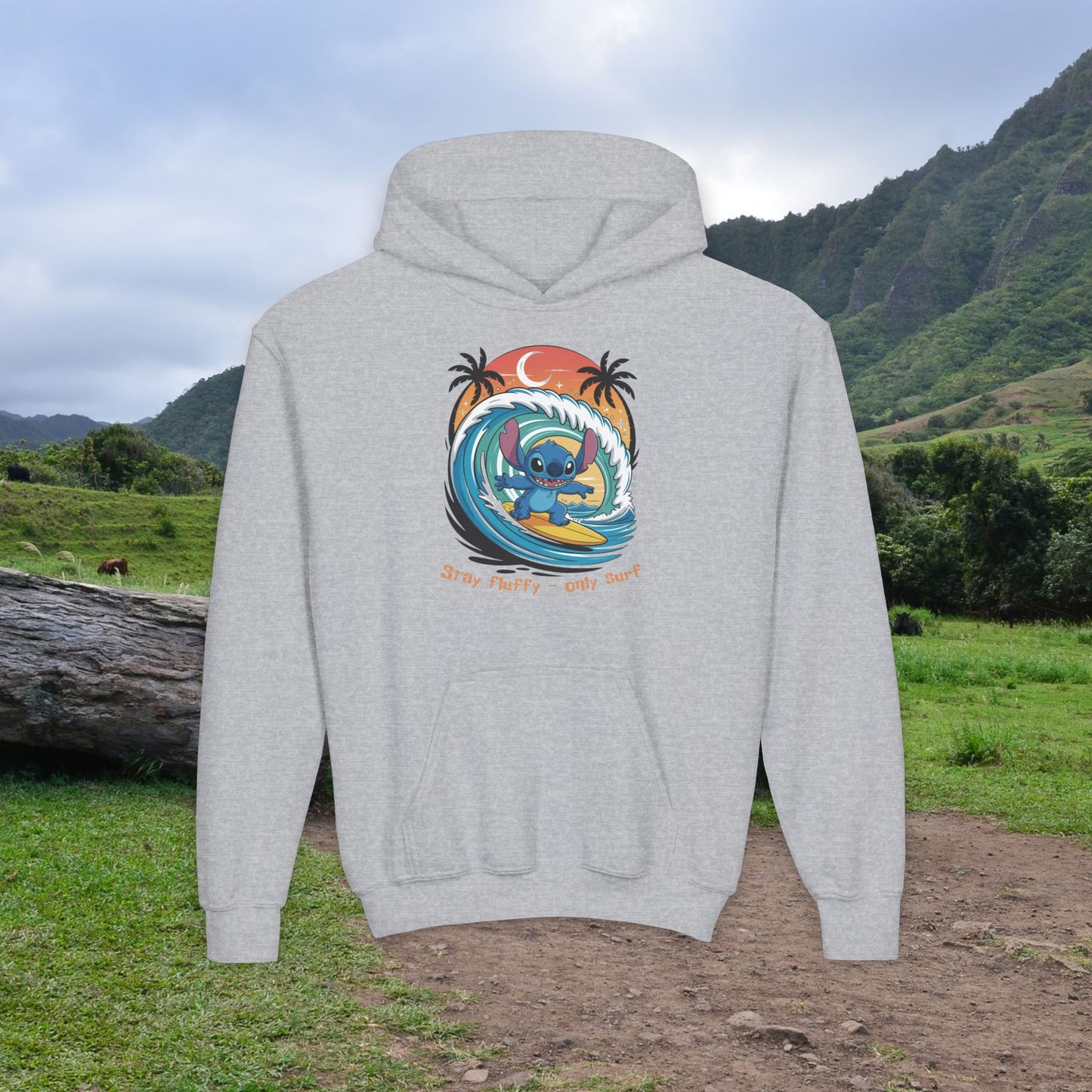 Stay fluffy - only surf - Kids Relax Hoodie