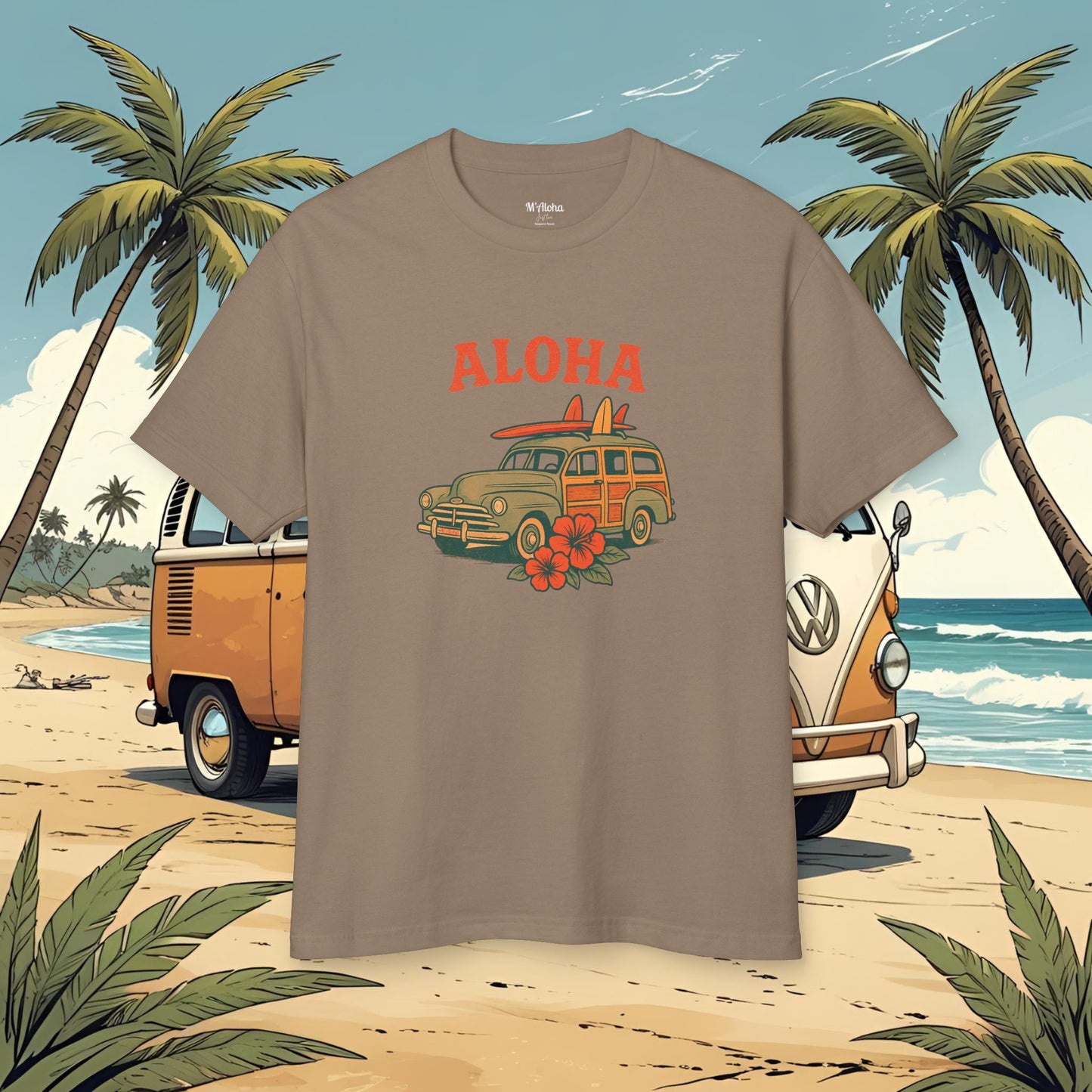 M'Aloha Nostalgia Car T-Shirt