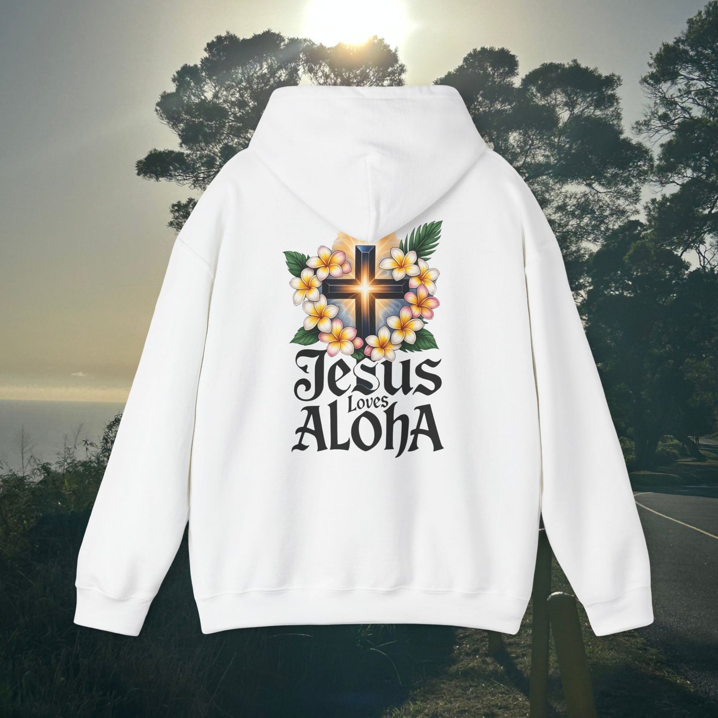 Jesus loves Aloha - Unisex Hoodie
