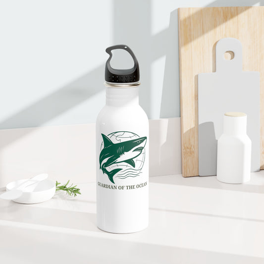 Green Shark - Water Bottle