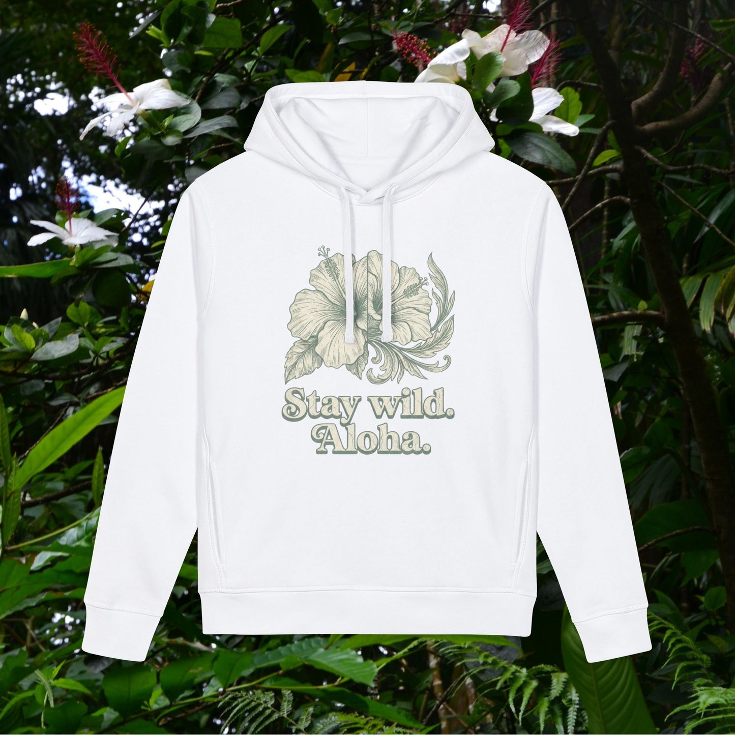 Stay wild - Organic Side Pocket Hoodie