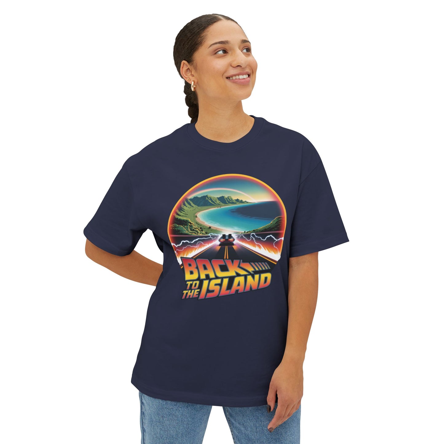 Back to the Island - Unisex Oversized Tee