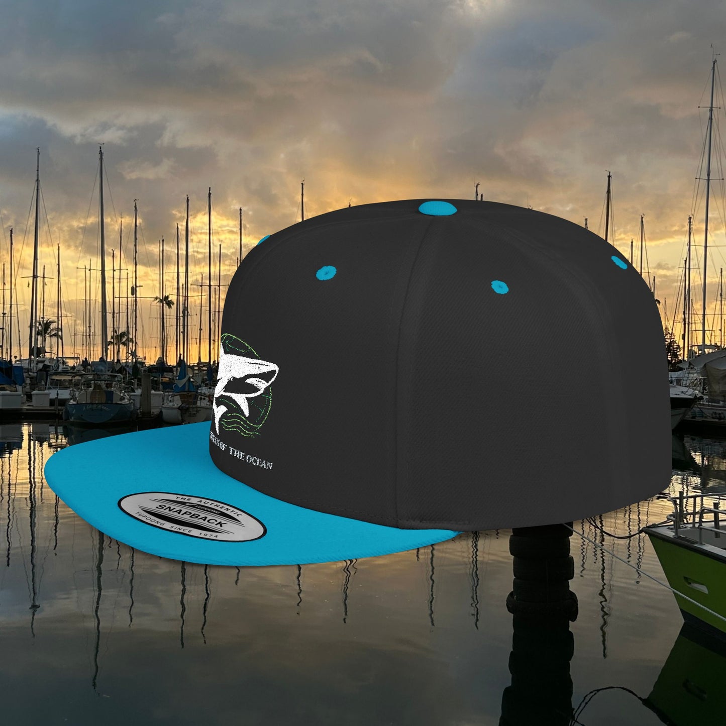 White Shark M'Aloha Snapback Cap