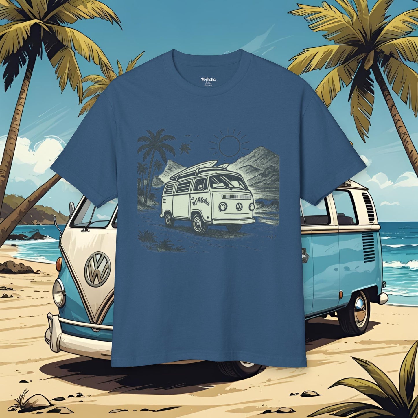 M'Aloha Nostalgia VW Bus T-Shirt