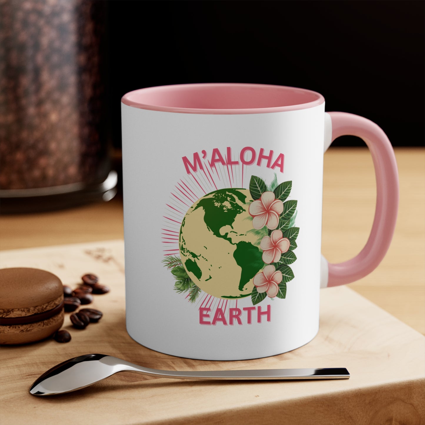 Wake up M'Aloha Eart Globus Mug
