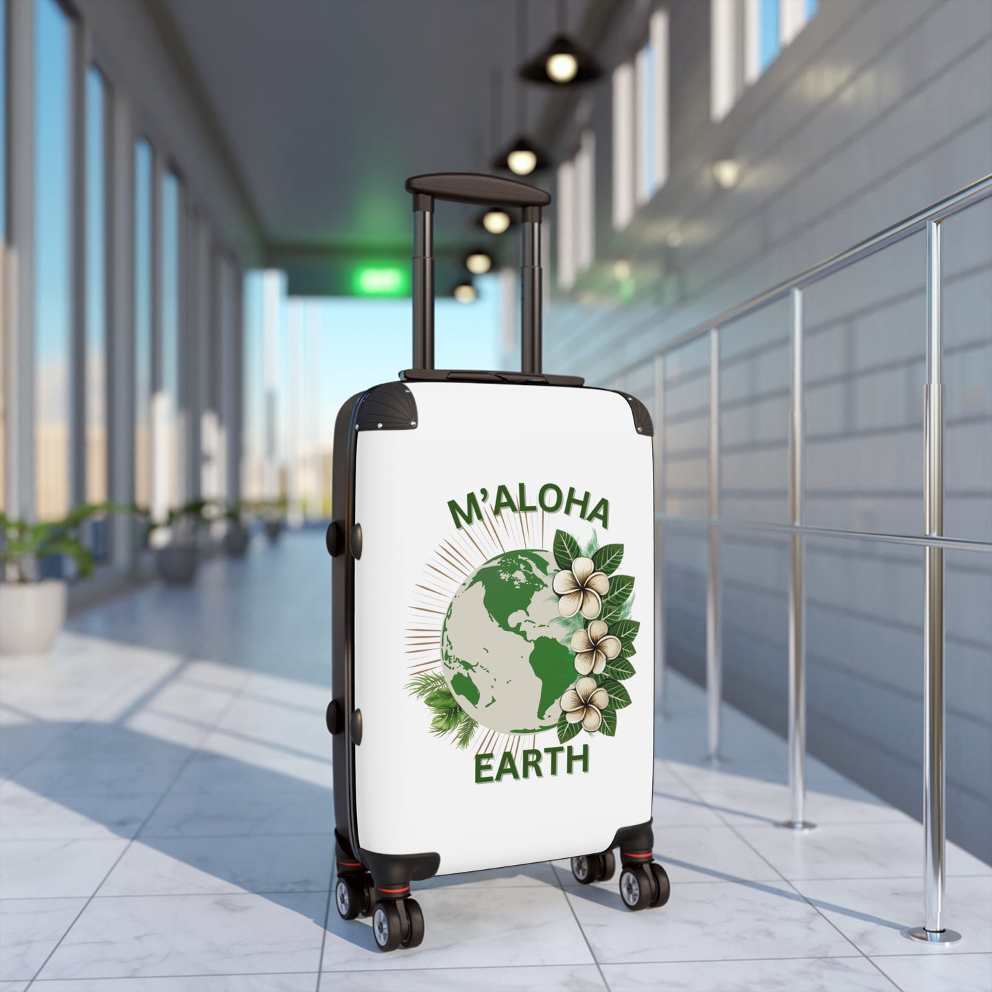 M'Aloha Earth white Suitcase