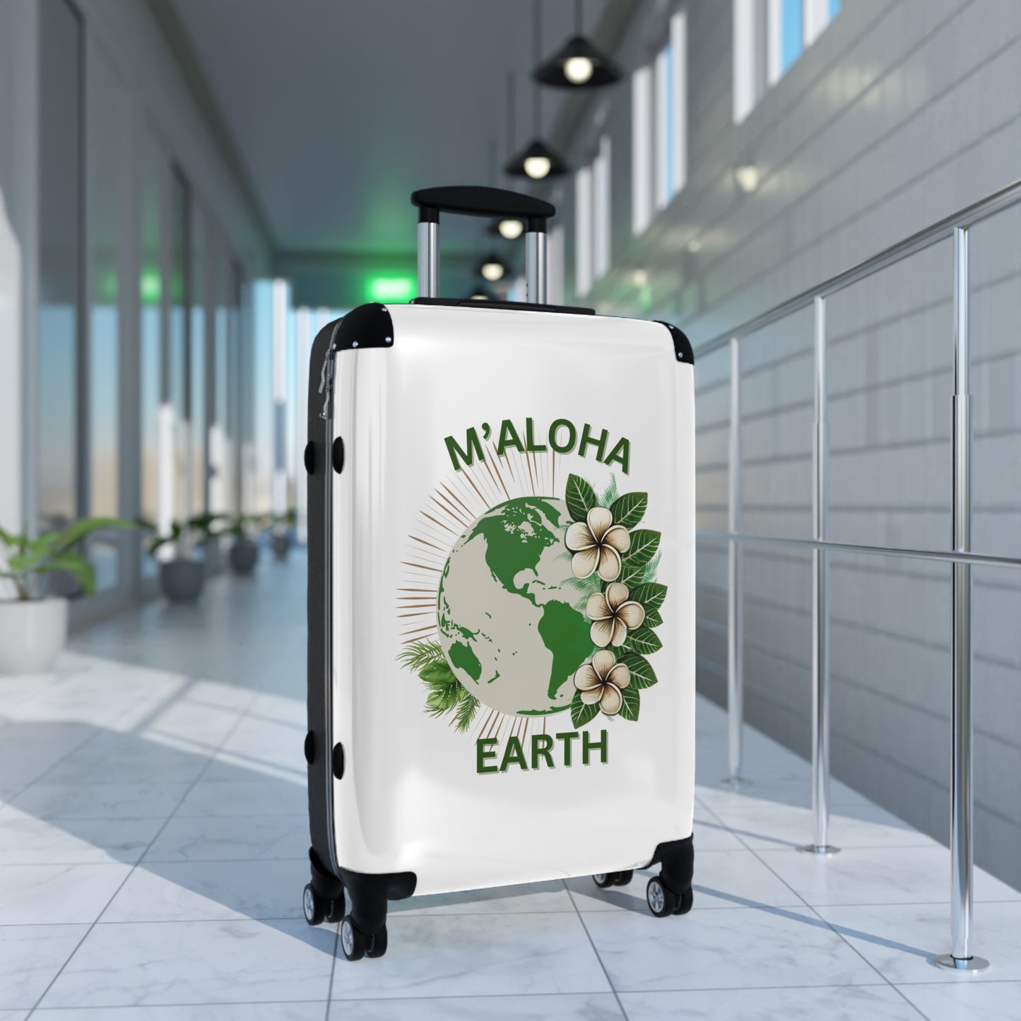 M'Aloha Earth white Suitcase