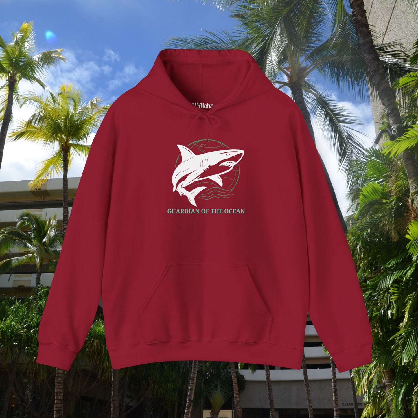 M'Aloha Earth - Shark Men's Hoodie