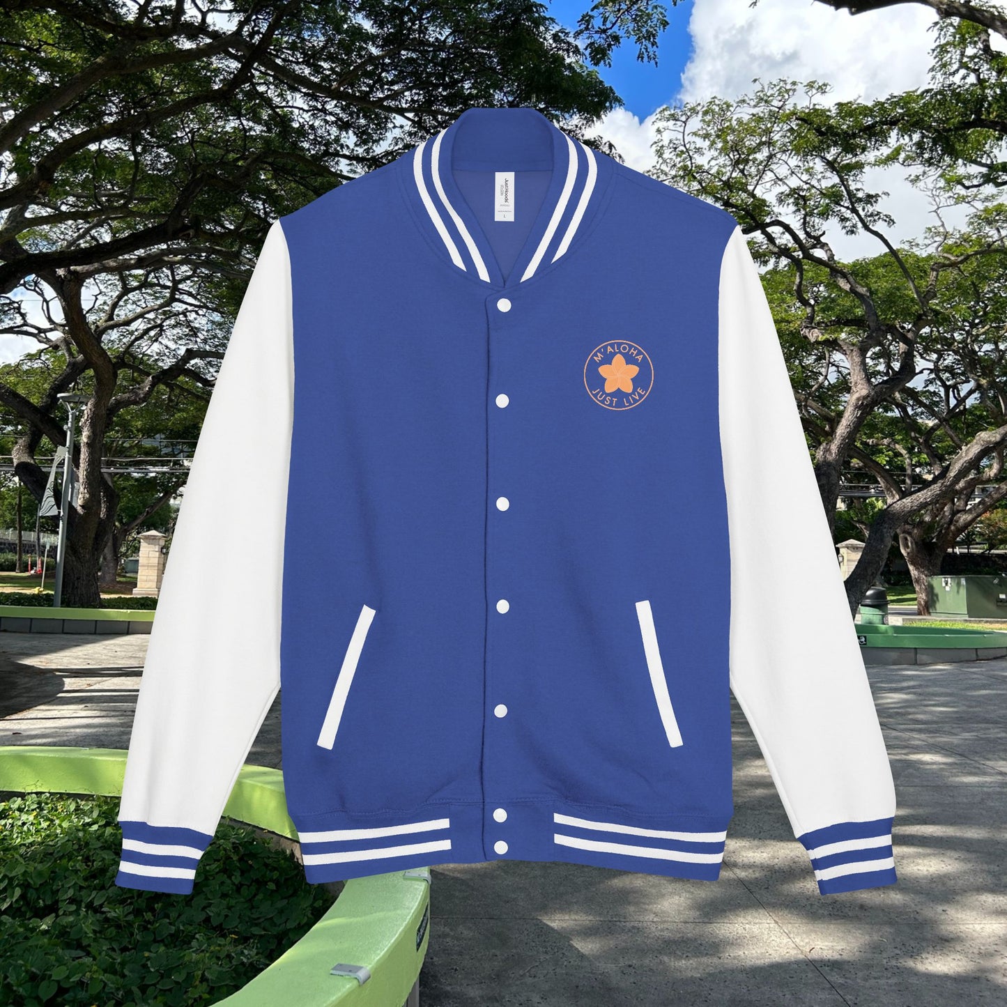 M'Aloha Surfer Letterman Jacket