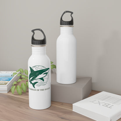 Green Shark - Water Bottle