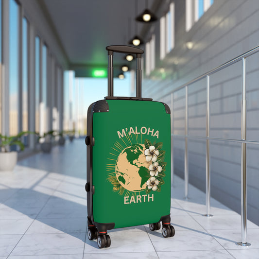 M'Aloha Earth green Suitcase