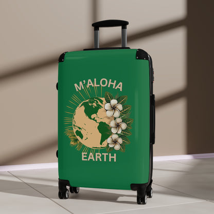 M'Aloha Earth green Suitcase