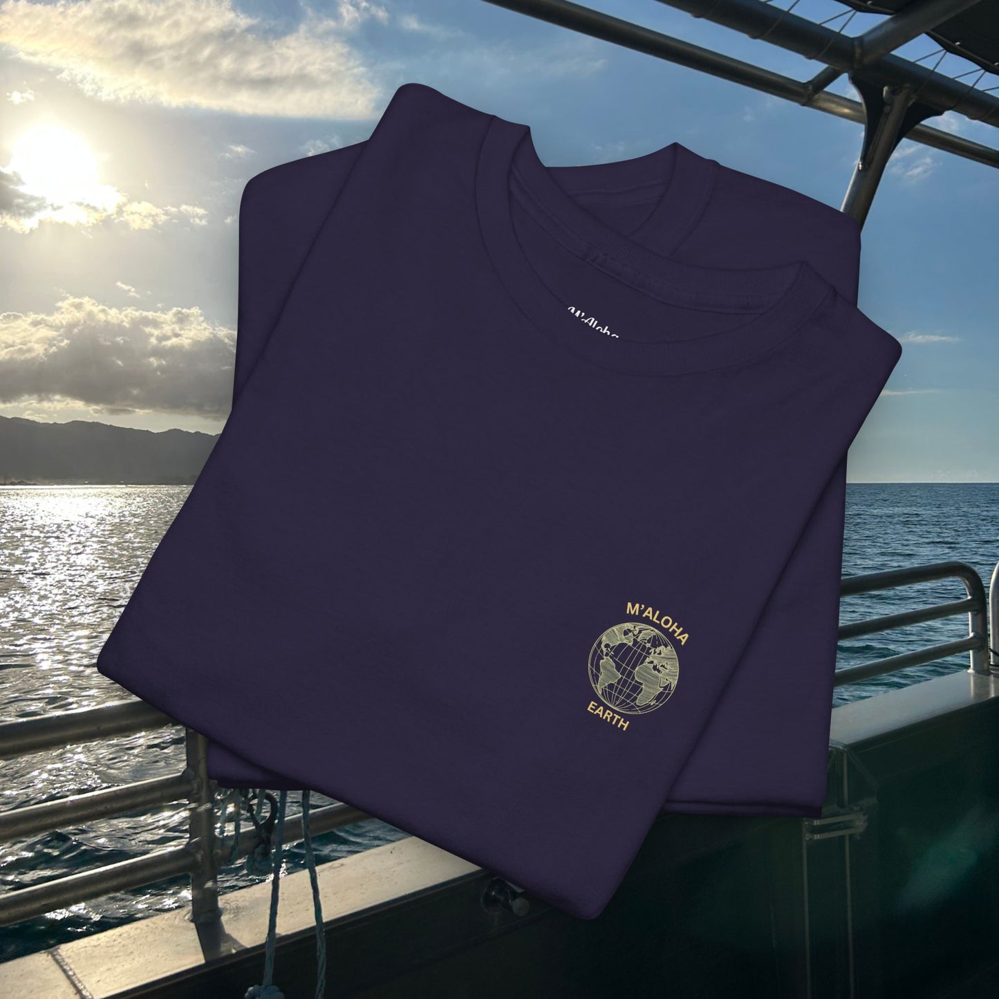 M'Aloha Earth - Compass Men's T-Shirt