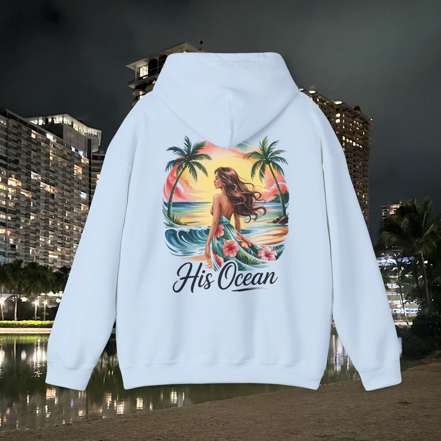 His ocean women's Hoodie