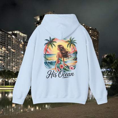 His ocean women's Hoodie