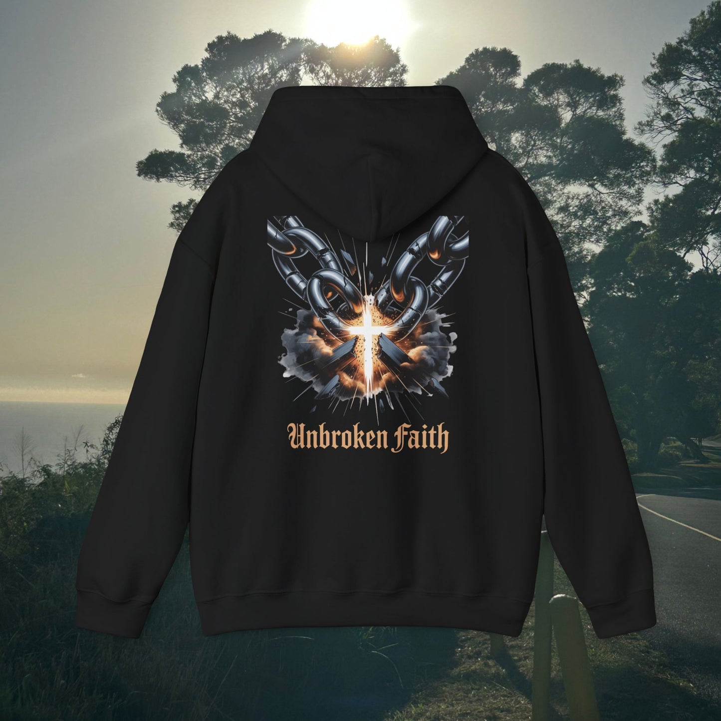 Unbroken Faith- Unisex Hoodie