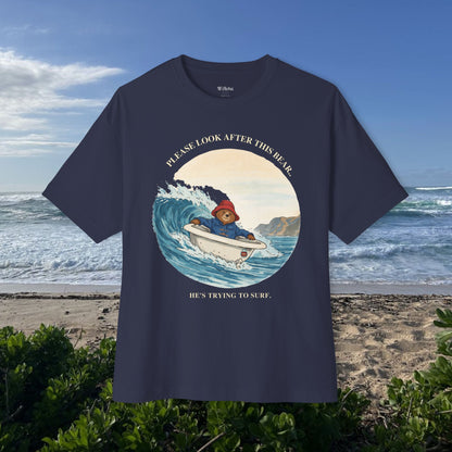 Trying to surf -  Unisex Oversize Tee