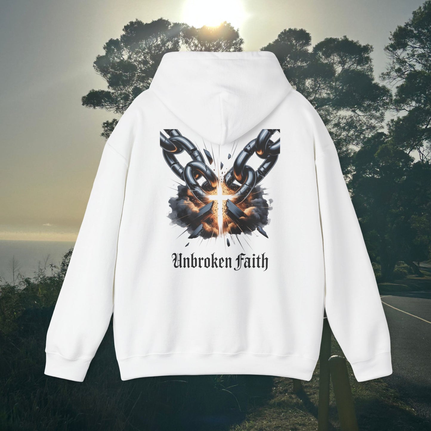 Unbroken Faith- Unisex Hoodie