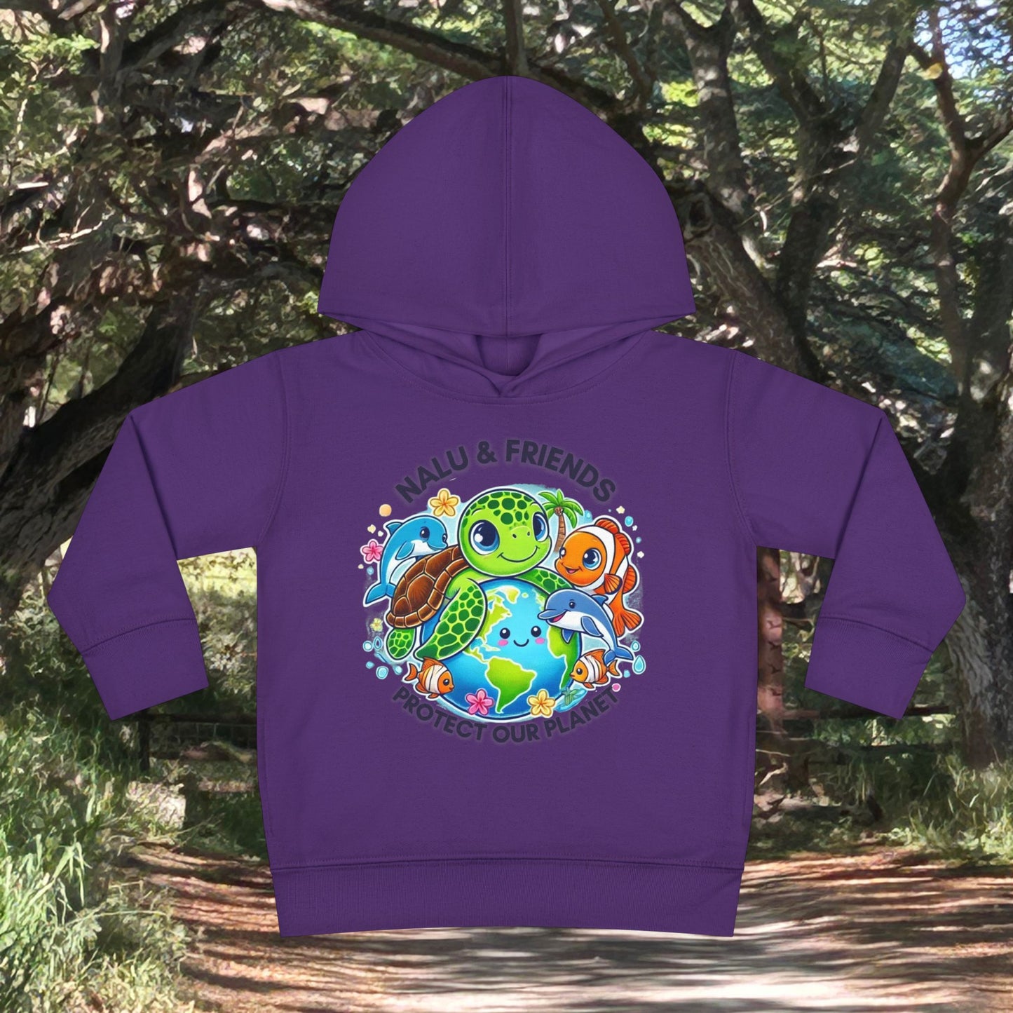 Toddler Fleece Hoodie - Nalu and Friends