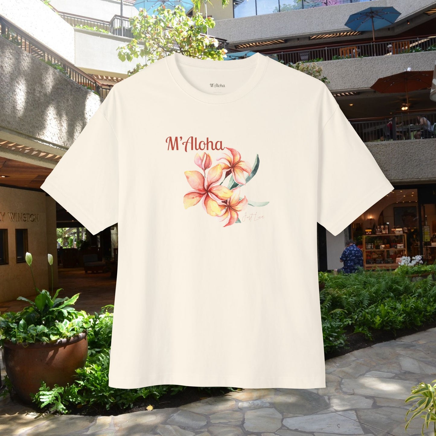 Cozy Flower Oversize Woman T-Shirt